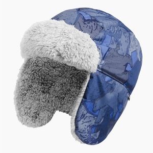 Boys North Face Littles Trapper Baby Boys Hat - Navy Camo